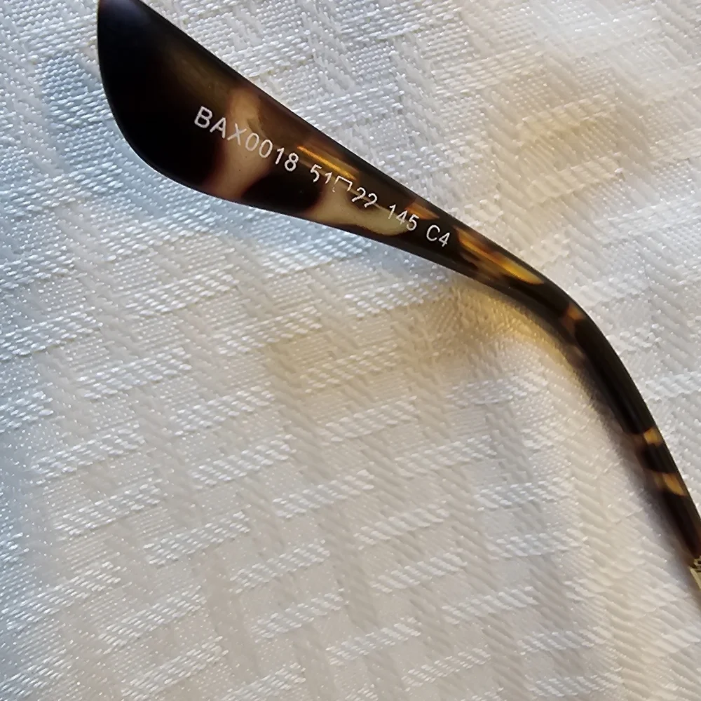 JIM HALD Gold Frame Brown Lens Women’s Sunglasses